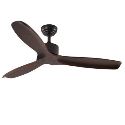 China Plus Creative Design 3 Blades Solid Wood No Light Large AC Fans For Indoor for sale