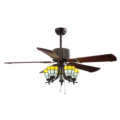 China Plus Factory Price Solid Wood Exclude Bulb Ceiling Fans With Remote Control for sale