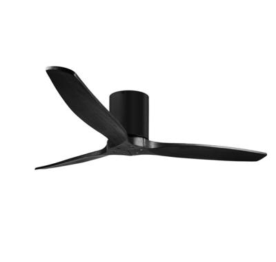 China Modern Living Room 52 Inch Mount Blades Wood Ceiling Fans With Modern Lights And Remote Control for sale