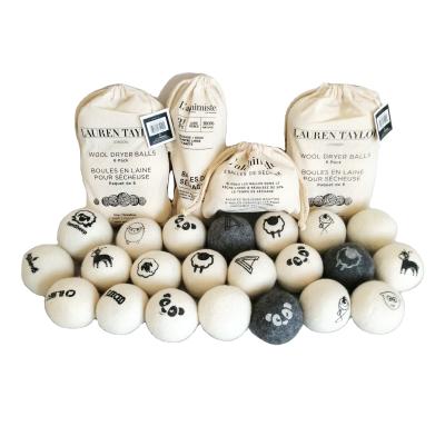 China Reusable Cleaning Wool Laundry Balls Drier Balls Eco - Friendly Washing Ball Dryer Balls Eco - Friendly for sale