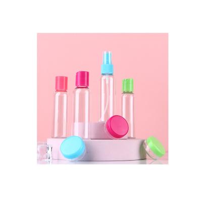 China Personal Care Factory Manufacture 60ml Pet Bottle Travel Set Cosmetic Kit And Jar Bottle for sale