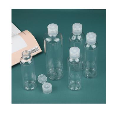 China Hot Selling Cosmetic Personal Care Shampoo Squeeze Bottle Plastic Bottles 50ml Flip Top Cap for sale