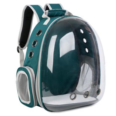 China Windproof Expandable Pet Dog Cat Space Capsule Carrier Transparent Viable High Quality Breathable Outdoor Travel Bubble Backpack for sale