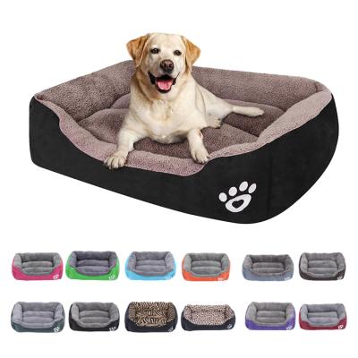 China All Weather Double Sided Travel Pet Beds Double Sided And Accessories Breathable Dog Sofa Bed Dog Nest Large Rectangle Pet Beds zu verkaufen