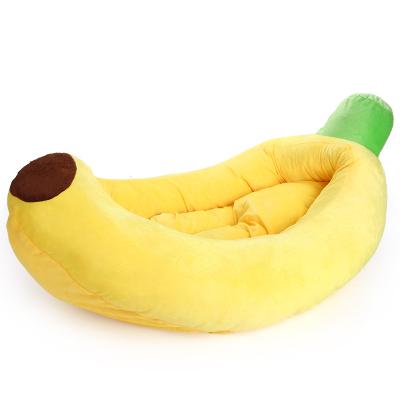 China Lovely Travel Pet Supplies, Soft Warm Cat Cuddle Bed, Christmas Pet Bed Banana Cat Bed House for sale