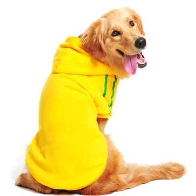 China New Autumn Winter Pet Clothes Golden Viable Retriever Hoodie Medium Large Dog Cloth for sale