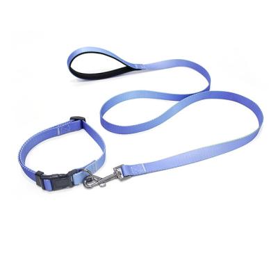 China Hot Selling Padded Reflective Dog Collars and Leash Safety Neoprene Pet Collar Custom High Quality Cats for sale