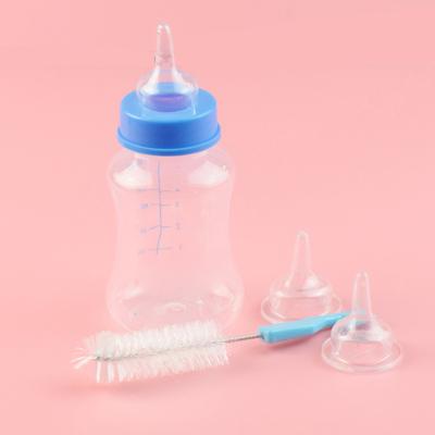 China 150ml 250ml 350ml 500ml Automatic Custom Pet Milk Bottles Dog Cat Feeder Milk Tea Pet Portable Bottle Water for sale