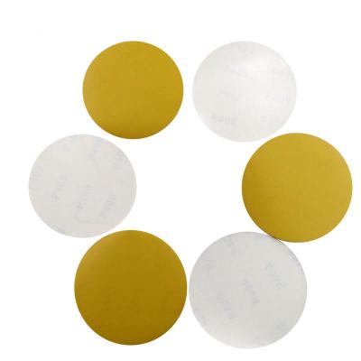 China Wholesale 125mm Car Metal Putty Wood Good Price PSA Wood Gold Exterior Polishing Sanding Disc for sale