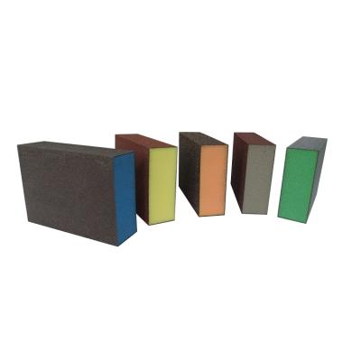 China Rectangle Brown Aluminum Oxide Flexible Fret Wholesale Supply High Quality Sanding Block for sale