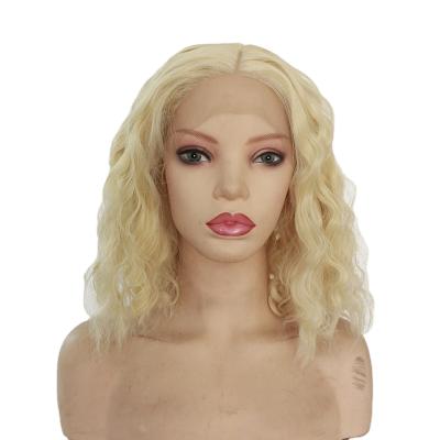 China Wholesale Price Eco-Friendly Customized Hd Short Medium Synthetic Lace Front Wig Hand Hook Synthetic Wigs Lace Front Wigs for sale