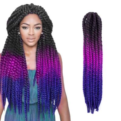 China New Popular Eco-friendly Wholesale Price Tied Braided Wigs Hair Braids Synthetic Braiding Wigs Hair for sale