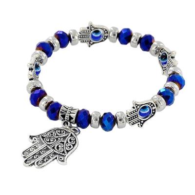 China 2020 New Trendy CLASSIC Fashion Bracelet DIY Jewelry Making Beads Evil Eye Charm Bracelet Jewelry For Women for sale