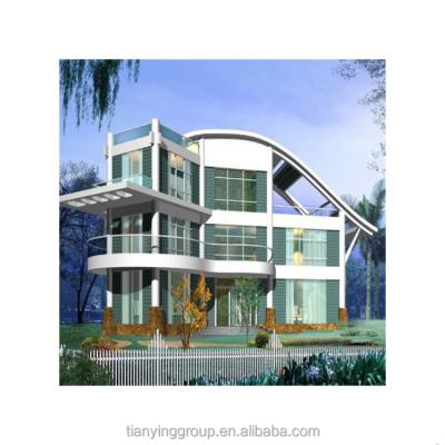 China Low cost china steel frame house one bedroom houselight modern prefab steel prefab house for sale