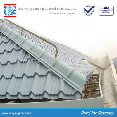 China PE/PVDF 2015 new types of metal roof ridge tile color roof ridge cap steel ridge tile for sale