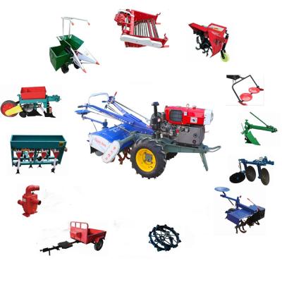 China Farms Mini 18hp Hand Walking Agricultural Tractor for sale