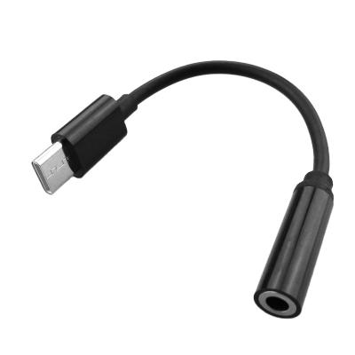 China Flexible type AUX earphone. C 3.5mm USB Jack Adapter Convert Cable Earphone Headphone Audio For Macbook Samsung Huawei Pixel Xiaomi Android for sale