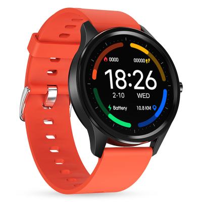 China MP3 Full Heart Rate Blood Pressure Sports Playback Dt55 Smartwatch Circle Touch Screen Monitor Bracelet for sale