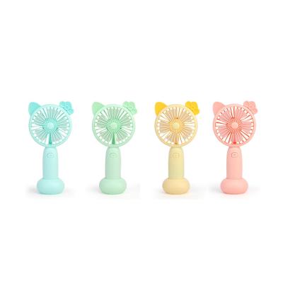 China Hot Selling Cooling Mini Fans For Outdoor Travel Portable Handheld Air+LED Light USB Rechargeable Fans for sale