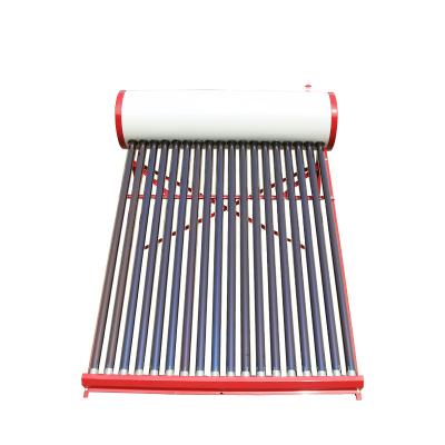 China 80L Hot Water Heater Calentador de Agua High Quality Non-Pressurized Solar Rooftop Solar Water Heater Sun Water Heater for sale