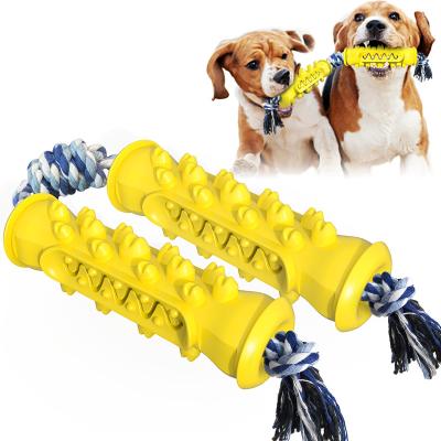 China Best Seller Viable Pet Teeth Cleaning Serrated Rod Dog Toothbrush Chew Pet Molar Dog Toy for sale