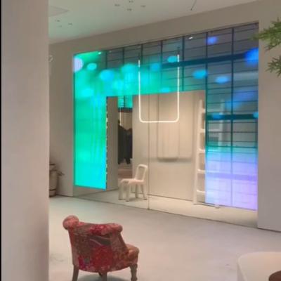 China Indoor Good Daylight And Delicate Decoration Commercial Transparent Led Screen For Store for sale