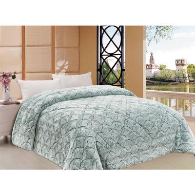 China Mohap European Soft Fur And Sherpa PV Quilted With Siliconized Fiber Filling Queen Comforters / Bed Comforters for sale