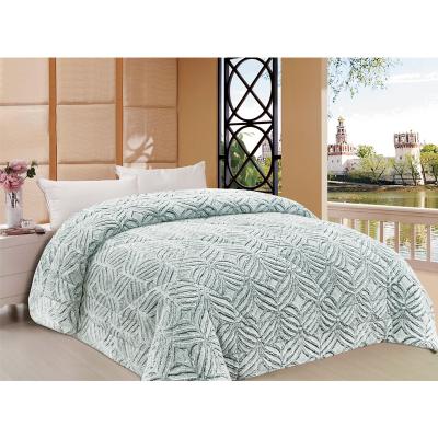 China MOHAP Home Comforter PV Velvet And Sherpa Quilted With Siliconized Fiber Fill Comforters Queen Bedding Comforter for sale