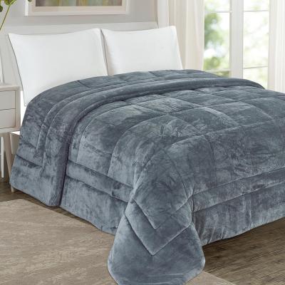 China Home High Quality Luxury Super Soft Bed Set MOHAP Flannel Comforter Set for sale