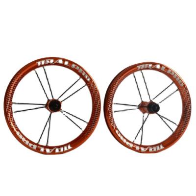 China ALLOY 12 inch bicycle wheel set Tiralpro S20 wheelset 12 inch scooter balance bike racing entry level rise 12 inch wheelset for sale