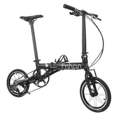 China Racing Bicycle 3 Speed ​​V Brake Aluminum Alloy Frame Super Light Bearing 14 Inch 16 Inch Small Wheel Folding Bike Adult Children for sale