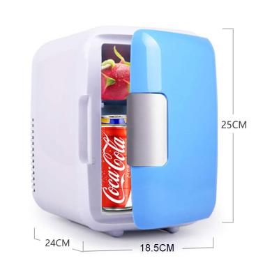 China Thermoelectric Breastmilk Refrigerators Car Travel Mini Fridge 4L Refrigerated Skin Care Bar Cosmetics Foods for sale