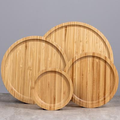 China New Design Mordern Size Wooden Square Creative Custom Restaurant Breakfast Dish Wooden Bamboo Serving Tray for sale