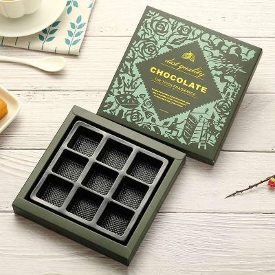 China Recyclable Custom Shipping Luxury Paper Box Folding Gift Chocolate Packaging Box Chocolate Christmas Box For Candy Packaging for sale