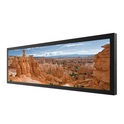 China Indoor Ultra Wide Panel Margin Bar Lcd Digital Stretched Screen Display for sale