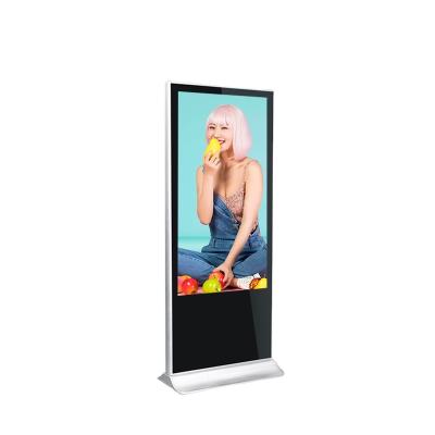 China Indoor digital lcd signage software floor stand interactive digital signage kiosk display standee for sale