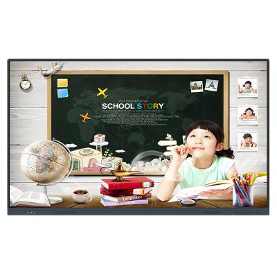 China School teaching/conference room 4k interactive lcd led touch screen monitor panel smart lcd writing board for sale