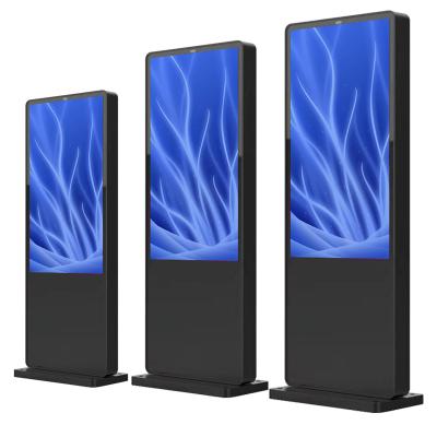 China 55 inch outdoor signage outdoor advertising android digital screen display with kiosk touch screen for sale