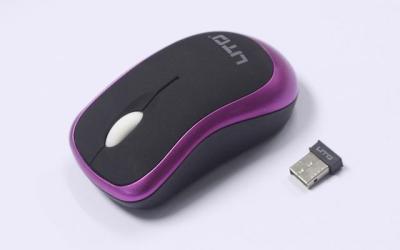 China USB Interface Netbook Wireless Mouse With Logo Printing For Gift for sale