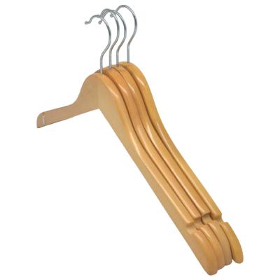 China Wholesale natural kids transitional wooden hanger, kids hanger, wholesale cheap baby color hanger for cloth for sale