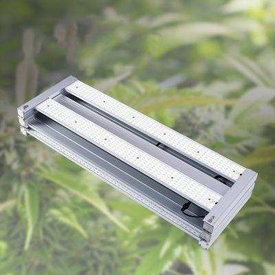 China Seed Starting 640W 1000W Foldable Indoor Plants Growing Lamp Greenhouses Full Spectrum LED Grow Light Bar for sale