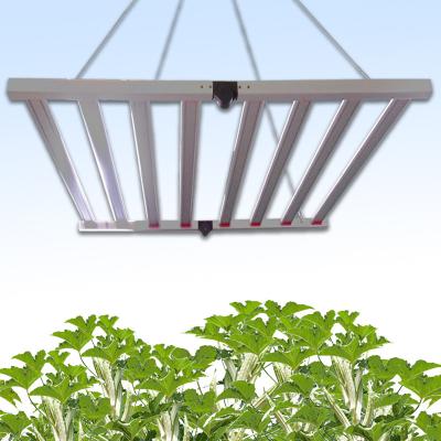 China Seed Starting OEM ODM High Power Plant Grow Light Commercial Foldable 640 Watt LED 8 Bars Grow Light for sale