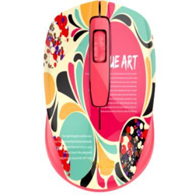 China 2.4G Wireless Game Optical Wireless Mouse Colorful DPI 800/1200/1600 Computer Graffiti Portable Wireless Mouse for sale