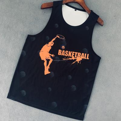 China As Your Artwork High Quality Manufacturing Sublimated Team Basketball Tank Top Quick Dry Wear for sale