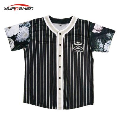 China Antibacterial Factory Cheap Price Made In China Polyester Quick Dry Mesh Striped Baseball Tank Top for sale