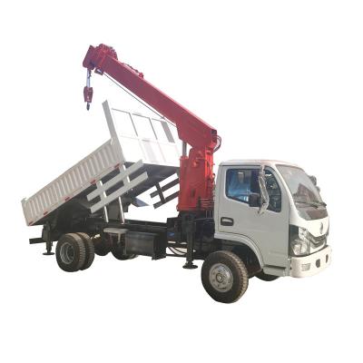 China TRUCK CRANE China Technical Truck 3 Ton Small Truck Crane Mounted Crane Lorry Truck Crane for sale