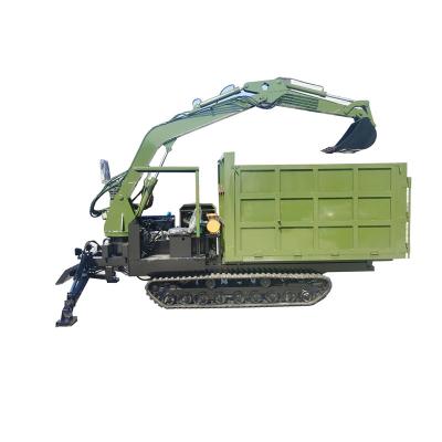 China Multifunctional diesel construction vehicle hotels crawler type for digging, loading and transporting for sale