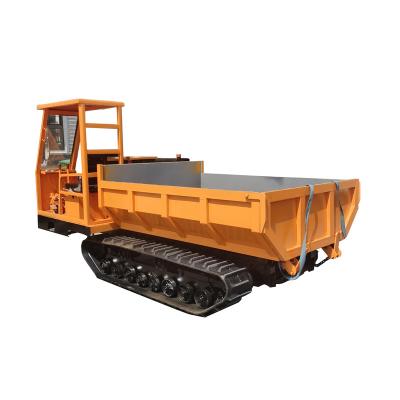 China Construction Material Stores Easy To Operate Mini Crawler Dump Truck Crawler Hauler For Dumper Mini Crawler for sale