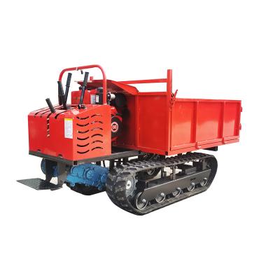 China 1.5 ton mini rock crawler dumper truck rubber crawler < 4L for sale