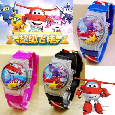 China 2022 New Wholesale Light Back Children Watch Luminous Cartoon Children Kids Electronic Watch For Girls And Boys for sale